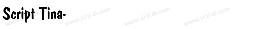 Script Tina字体转换